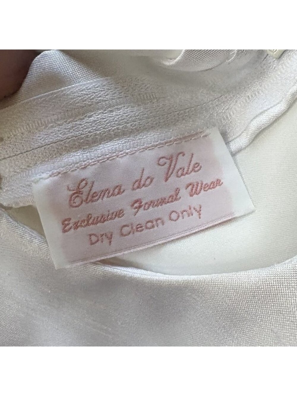 NWT ELENA DO VALE Couture Baby Girl 3-6M Emily White Christening Gown Vintage - Picture 11 of 11